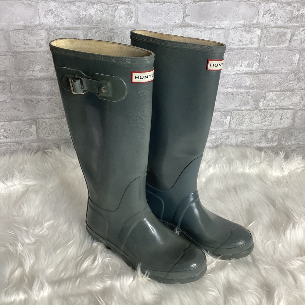 Hunter Classic Dark Green Rain Boots